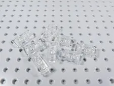 LEGO Lot of 8 Trans Clear 1x2 Plates BA