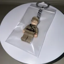 New Lego Indiana Jones Colonel Dovchenko Minifigure Keychain 852718