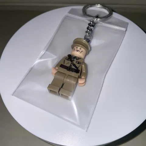 New Lego Indiana Jones Colonel Dovchenko Minifigure Keychain 852718
