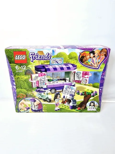 LEGO Friends 41332 Emma's Drawing Wagon Toy Set