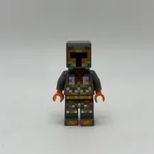Lego Minecraft Skin 1 853610 Pixelated Yellow Orange Armor Minifigure