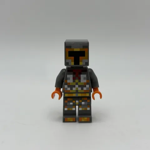 Lego Minecraft Skin 1 853610 Pixelated Yellow Orange Armor Minifigure