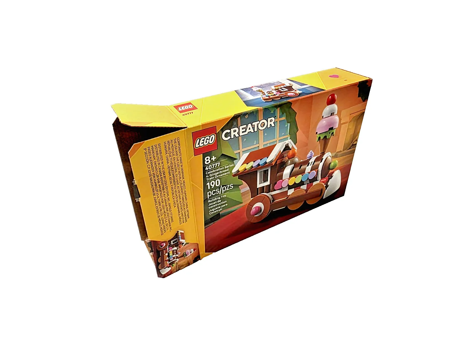 LEGO Seasonal 40777 Gingerbread Train BOX & BOOK ONLY ✨Ships Carefully & Flat