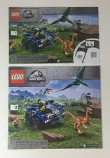 Lego 75940 Gallimimus and Pteranodon Instruction Manual Book Only - No Bricks