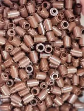 Lego Qty 458 - Dark Brown - 3062 Brick, Round 1 x 1 - NEW