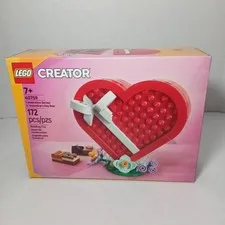 LEGO Creator (40759) Valentine's Day Heart Box Set - Retired! (40487) Sealed