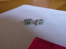 LEGO Police yellow Star Badge Bricks Lot of 2 Replacement Piece Part FREE SHIP