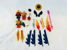 Lego Chima Fire Chi Minifigure Cragger Eris Laval Lot With Accessories