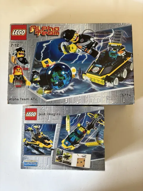 LEGO 6773 Alpha Team Helicopter &  Alpha Team ATV 6774
