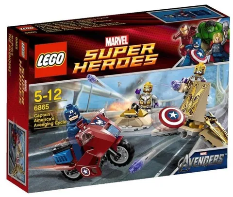 LEGO Marvel Super Heroes 6865 Captain America Motorcycle Building Set