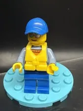 LEGO Rescue Boat Pilot cty0824 Minifigure 60168 Coast Guard City Sailboat Rescue