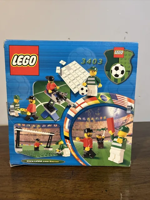 LEGO 3403 Fans Grandstand with Scoreboard Football Set used resealed100%complete