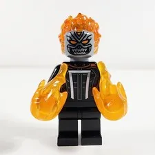 Lego Ghost Rider Minifigure Robbie Reyes Marvel Super Heroes 76173 sh0678