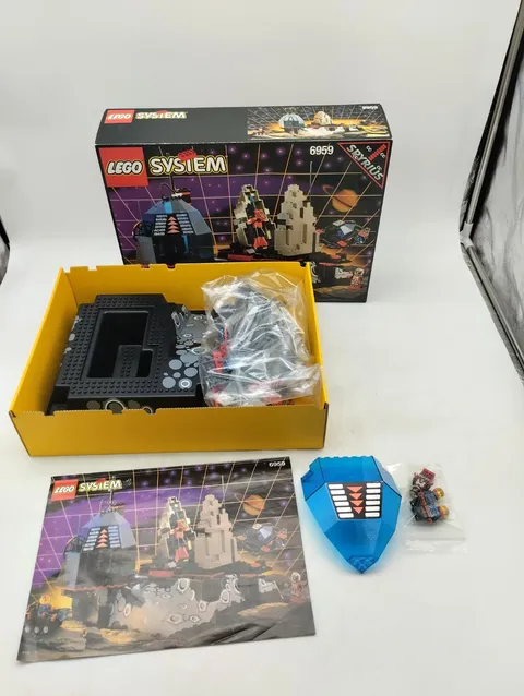 LEGO 6959 Lunar Launch Site BOX ORIGINAL BOX GOOD Space Spyrius Vintage Retro