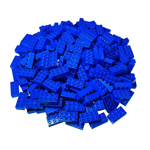 2x4 bricks building blocks basic building blocks blue - 3011 new! Lot 25x