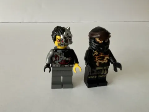 Lego Ninjago Minifigures Cyrus Borg & Spinjitzu Cole