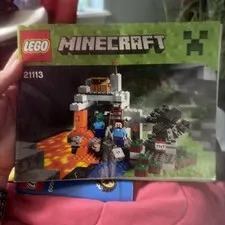 Lego  Minecraft  21113  manual   used   FREE SHIPPING