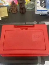 Vintage 1980’s LEGO Carrying Storage Case Red Plastic 11.5" x 7.5" x 3.5" P-002