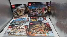 LEGO Marvel Super Heroe Instructions Manual Lot of 6 (76200, 76192, & More)