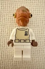 LEGO Admiral Ackbar Minifigure 75003 7754 Star Wars Home One Mon Calamari Set