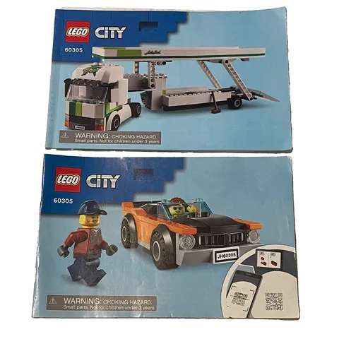 Lego City Car Transporter Manual Set 1-2 60305