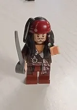 Captain Jack Sparrow w/ Sword | LEGO Pirates of the Caribbean Minifigures