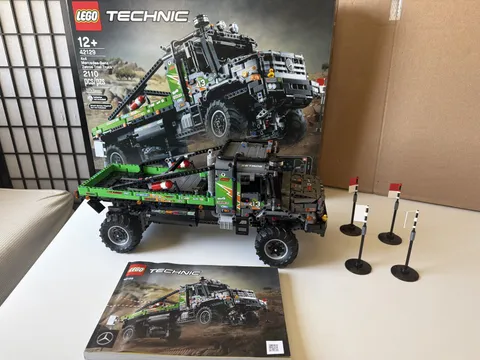 LEGO TECHNIC: 4x4 Mercedes-Benz Zetros Trial Truck (42129)-100% COMPLETE!