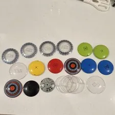 LEGO Round Disc Tile Pieces Parts Bulk Lot Assorted Multicolor Plastic
