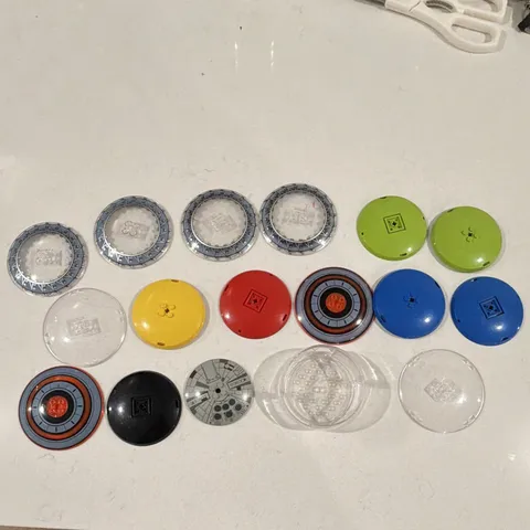 LEGO Round Disc Tile Pieces Parts Bulk Lot Assorted Multicolor Plastic