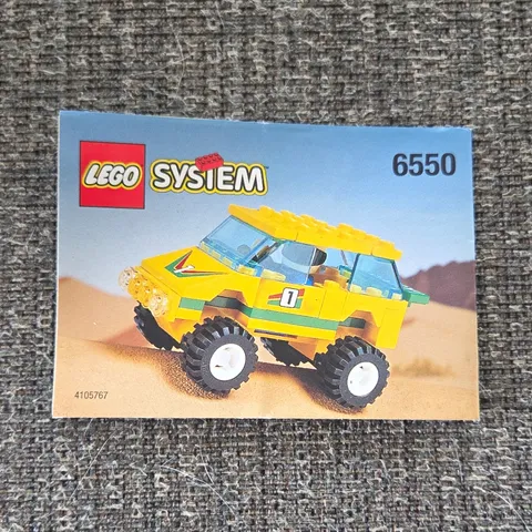 LEGO System 6550 Instruction Manual Booklet Illustrated MPN 4105767