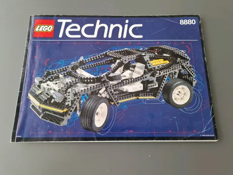 LEGO Instructions 8880 Technic Super Car Instruction Only No Bricks