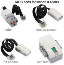 For LEGO Wedo 2.0 Power Function 45300 Parts Building Block Brick Motor Sensor