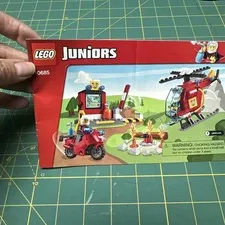LEGO Juniors 10685 Fire Suitcase Instruction Manual Only Building Toys 2015