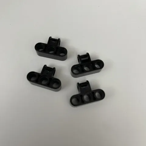 Lego 63869 Black Replacement Parts Pieces Lot of 4