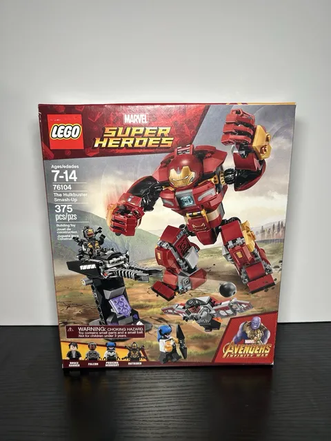 LEGO Marvel: The Hulkbuster Smash-Up (76104) New Sealed In Box Retired
