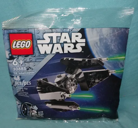 = LEGO 30685 Star Wars TIE Interceptor 25th Anniversary Polybag Set New SEALED