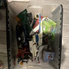LEGO Star Wars Bulk Lot Mixed Bricks & Pieces, Multicolor, Storage Tub