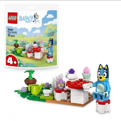 BLUEY TEA PARTY Lego 30687 Polybag 33 PCS Building Set 🔥🔥
