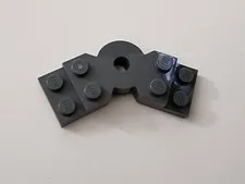 LEGO Dark Bluish Gray Plate, Modified 2 x 6 x 2/3 Bent Part 79846