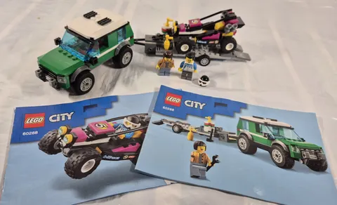 Lego City #60288 Race Buggy Transporter 2021 - 100% Complete with Instructions