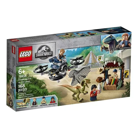 LEGO Jurassic World 75934 Dilophosaurus Escape Dinosaur Set