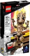 LEGO Marvel 76217 I Am Groot 476pcs Infinity Saga Building Set