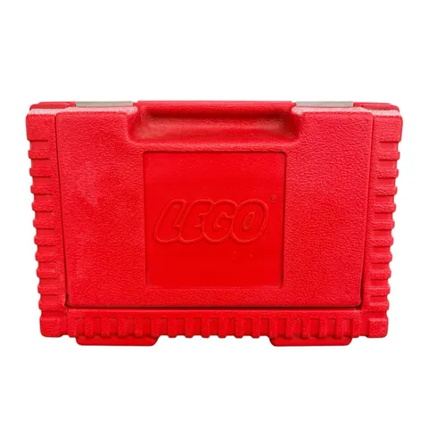 Vintage LEGO 1984 Red Plastic Carrying Storage Case - Made In The USA