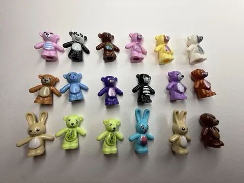 Lego Animal Teddy Bear Bunny Lot Of 18