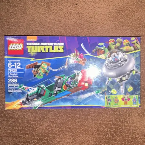 LEGO Teenage Mutant Ninja Turtles T-Rawket Sky Strike 79120 damaged Box