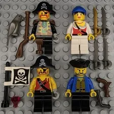 Lego Pirates Minifigures Lot PI055 PI035 PI078 PI056