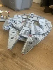 Lego Millennium Falcon Set Number 75257, Incomplete, No Box No Manual