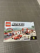 VINTAGE TOY LEGO MANUAL INSTRUCTIONS BOOKLET ART SPEED CHAMPIONS 75889