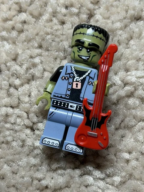 LEGO Series 14 Monsters Monster Rocker Frankenstein Minifigure 71010 Collectible