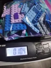 Lego Pieces Mixed Bag 10oz Blues/Pinks/ Purples/ Teal Styles Loose Random